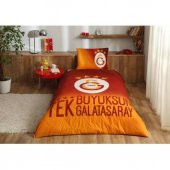 TAÇ LİSANSLI GALATASARAY 4 YILDIZ TEK KİŞİLİK YATAK ÖRTÜSÜ SETİ - 1
