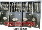 80X200 GÖBEKLİ FERFORJE DEMİR KAPI-CAMSIZ - 1