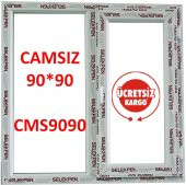 EN 90X90 BOY PENCERE-CAMSIZ - 1