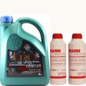 Lubco 10W-40 Semi-Sentetik Motor Yağı 4 L + Man Antifriz Kırmızı 1.5 L - 1