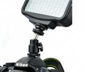 Tripod, Monopod ve Hot Shoe İçin Mini Kafa, Mini Ball Head - 4