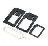 Nano ve Micro Sim Kartları için Sim Kartı Adaptörü - 2