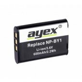 Sony HDR-AZ1, HDR-AZ1VRW Action Cam için NP-BY1 Batarya - 2