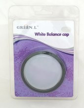 58mm Green.L Beyaz Ayar Kapağı, White Balance Cap - 1