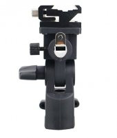 Flash Shoe Umbrella Holder Swivel Light Stand - 4