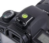 DSLR Ve SLR İçin Su Terazili Hot Shoe ( Flaş Kızağı) Kapağı - 2