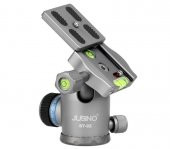 JUSINO BT-02 Profesyonel Tripod Kafası Aluminyum Gümüş Renk - 4