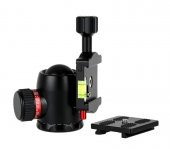 JUSINO BT-02 Profesyonel Tripod Kafası Aluminyum Siyah - 3