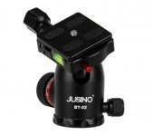 JUSINO BT-02 Profesyonel Tripod Kafası Aluminyum Siyah - 7