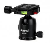 JUSINO BT-02 Profesyonel Tripod Kafası Aluminyum Siyah - 9
