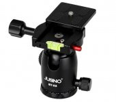 JUSINO BT-02 Profesyonel Tripod Kafası Aluminyum Siyah - 10