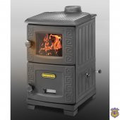 Soba Erendemir Şömine Turbo Döküm Siyah Em 803D - 1