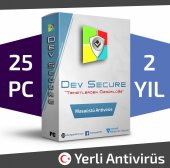 Dev Secure - 25PC, 2YIL - Masaüstü Yerli Antivirüs - 1