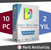 Dev Secure - 10PC, 2YIL - Masaüstü Yerli Antivirüs - 1