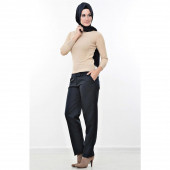 BAYAN OKUL PANTALONU SORALLİNE 1659 LACİVERT - 2