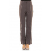 BAYAN BÜYÜK BEDEN PANTALON NORMAL BEL 1548 VİZON - 2
