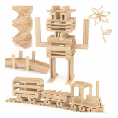 200 Parça Becerikli Yapılar (Ahşap Yapı Blokları) - 4