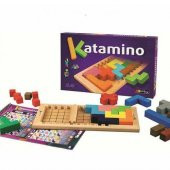 KATAMİNO ZEKA OYUNU - AHŞAP PUZZLE STRATEJİ OYUNU - 1