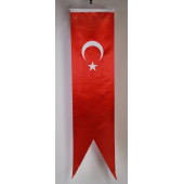 Kırlangıç Türk Bayrağı Saten 50x200cm. - 1