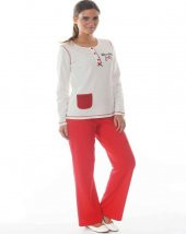 DAGİ  BAYAN POLAR PİJAMA TAKIMI - 1