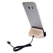 NoTech Micro USB Universal Masaüstü Şarj Aleti Dock Gold - 6
