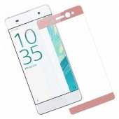 Bufalo Sony Xperia XA Ultra - Kavisli 3D Cam Ekran Koruyucu Rose Gold - 1