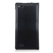 General Mobile Discovery S View Dikişli Deri Çift Pencereli Kılıf Siyah - 2