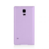 Samsung Galaxy S5 G900FQ S View Dikişli Deri Pencereli Kılıf Mor - 2