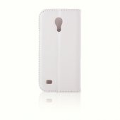 Samsung Galaxy S4 Mini (I9190) Dikişli ve Gizli Mıknatıslı Tiger Kılıf Beyaz - 3