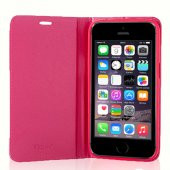 iPhone 5-5s-SE Dikişli ve Gizli Mıknatıslı Tiger Kılıf Pembe - 2