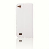 General Mobile Discovery E3 Dikişli Ve Gizli Mıknatıslı Kılıf Beyaz - 3