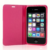iPhone 4s Dikişli ve Gizli Mıknatıslı Tiger Kılıf Pembe - 2