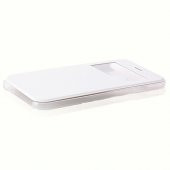 iPhone 6 / 6s Yan Kapaklı TPU Kılıf Beyaz - 4