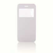 iPhone 6 / 6s Yan Kapaklı TPU Kılıf Beyaz - 1