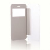 iPhone 6 / 6s Yan Kapaklı TPU Kılıf Beyaz - 2