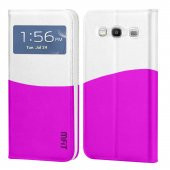 Samsung I9300 S3 MFIT Standlı Kılıf Pembe - 1