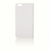iPhone 6 Plus 5,5 inç İki Renkli Standlı Yan Kapaklı Kılıf Beyaz - 3