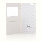 iPhone 6 Plus / 6s Plus VILI Cüzdanlı ve Standlı Kılıf Beyaz - 2