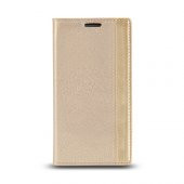 HTC One E8 Gizli Mıknatıslı Premium Magnum Kılıf Gold - 1