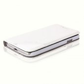 Samsung Galaxy S4 (I9500) Gizli Mıknatıslı Magnum Kılıf Beyaz - 4