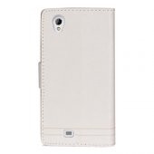 General Mobile Discovery 2 Mini Cüzdanlı ve Standlı Kılıf Beyaz - 2