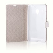 Asus Zenfone 6 Dikişli Cüzdanlı ve Standlı Kılıf Beyaz - 2