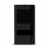 Vestel Venus 5.5V Gizli Mıknatıslı Premium Pencereli Magnum Kılıf Siyah - 3