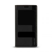 Vestel Venus 5.5V Gizli Mıknatıslı Pencereli Magnum Kılıf Siyah - 1