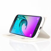Samsung Galaxy A3 (A300) Gizli Mıknatıslı Magnum Kılıf Beyaz - 2