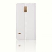 Samsung Galaxy S5 (G900) Cüzdanlı Gizli Mıknatıslı XUNOD Kılıf Beyaz - 3