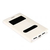 General Mobile Discovery 2 Gizli Mıknatıslı Pencereli Magnum Kılıf Beyaz - 2