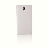 General Mobile Discovery 2 Gizli Mıknatıslı Pencereli Premium Magnum Kılıf Beyaz - 2