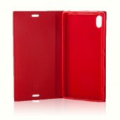 Sony Xperia Z4 Gizli Mıknatıslı Premium Magnum Kılıf Kırmızı - 2