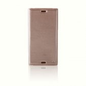 Sony Xperia Z4 Gizli Mıknatıslı Premium Magnum Kılıf Gold - 1